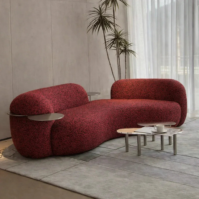SkyHaven Cloud Lounge Sofa - Ultra-Soft Curved Couch for Minimalist Living Rooms - Uber Decor