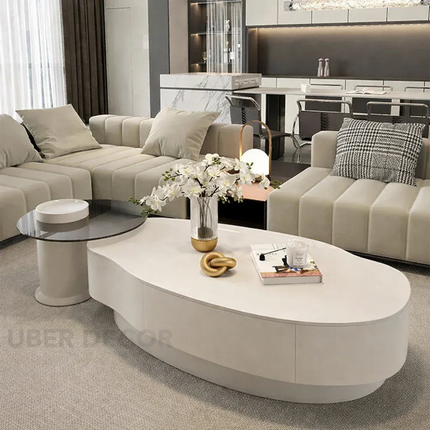 Nile Alto Nordic Japanese Minimalist Coffee Table for Living Room, Reception Area and Outdoor