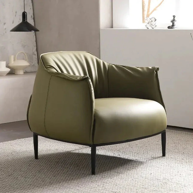 Lusso Uno – Italian Minimalist Accent Chair for Hotel, Lounge & Living Spaces - Uber Decor