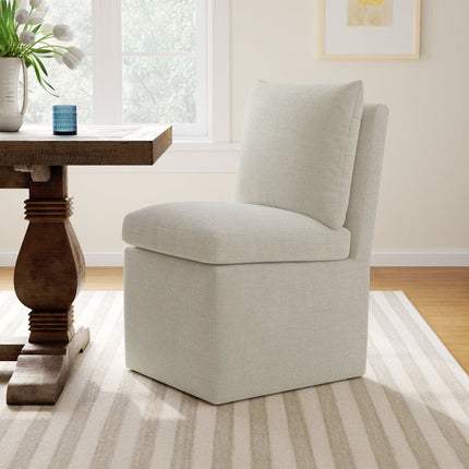 Taru Modern Side Chair Set of 2 with Curved Silhouette and Minimal Design Ideal for Dining or Living Spaces - Uber Decor