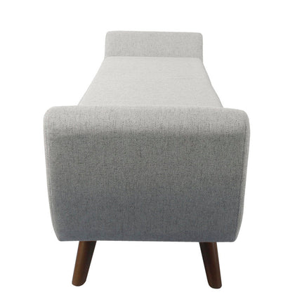 Amsi Mid-Century Modern Flip Top Storage Bench – Japandi-Inspired Entryway & Bedroom Organizer - Uber Decor
