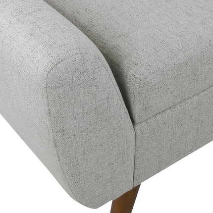 Amsi Mid-Century Modern Flip Top Storage Bench – Japandi-Inspired Entryway & Bedroom Organizer - Uber Decor