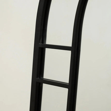 HavenArch- Arched Top Full Length Metal Framed Door Style Mirror for Entrance Foyer, Living Room, Boutique or Clothing Store - Uber Decor