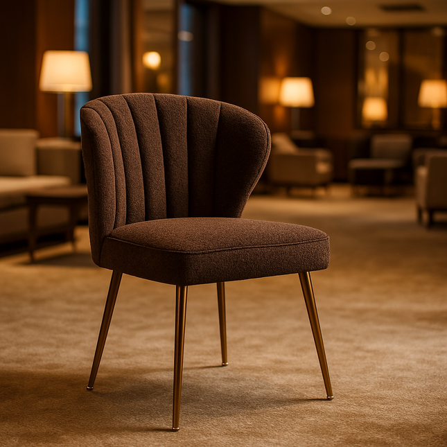Soraya Modern Elegant Tufted Armless Accent Chair - Dining or Vanity Chair - Uber Decor