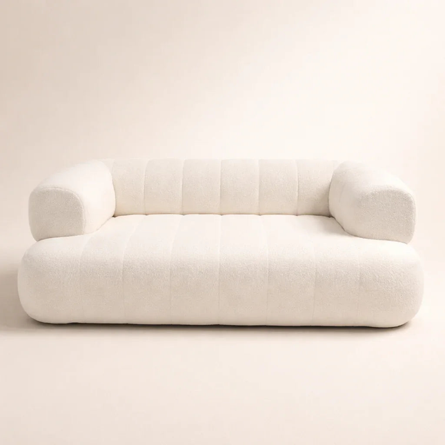 CloudHaven Nordic Style Curved Sofa - Ultra-Soft Luxury Couch for Living Room - Uber Decor