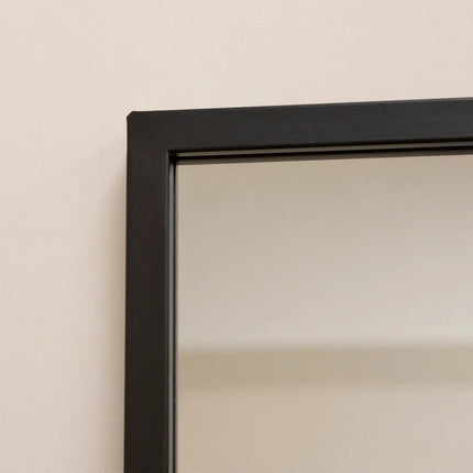 PaneGleam- Window Pane Metal Framed Mirror for Living Room Foyer, Hallway, Bedroom or Hotel - Uber Decor