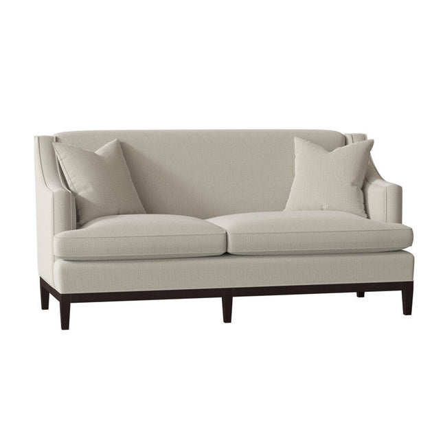 Durban 60" Upholstered 2‑Seater Loveseat – Elegant Accent Sofa for Refined Living Spaces - Uber Decor