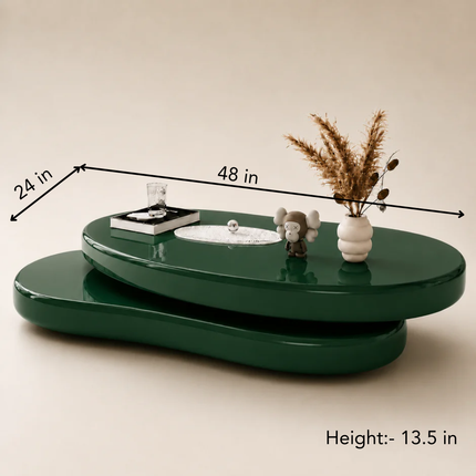 Clyde Fold Forest Green High Gloss End Table – Ready to Dispatch Nordic Accent Table