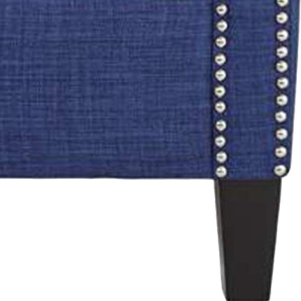 Rhesia- Traditional Style Square Shaped Embellished Upholstered Armchair for Living Room or Study - Uber Decor