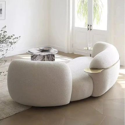 SkyHaven Cloud Lounge Sofa - Ultra-Soft Curved Couch for Minimalist Living Rooms - Uber Decor