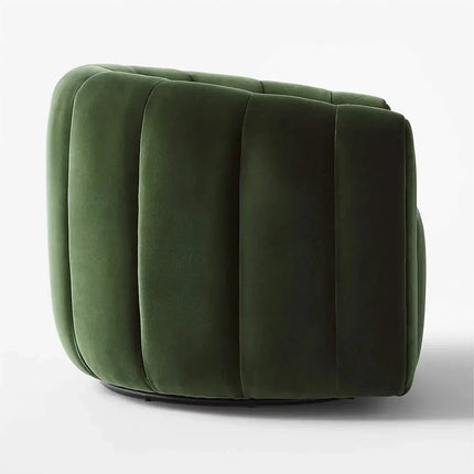 Serenity Curve – Mid-Century Modern Japandi-Inspired Lounge Chair - Uber Decor