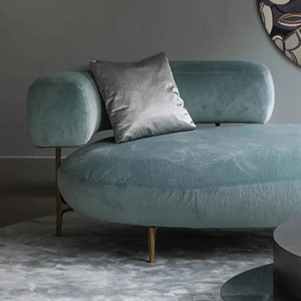 Solea Curve – Modern Chaise Lounge with Armrest for Living Room & Lounge Spaces - Uber Decor