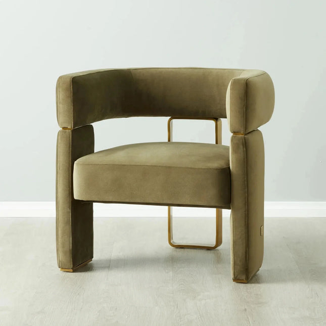 Zenith Comfort – Modern Minimalist Customizable Lounge Armchair for Living Room & Hospitality Spaces - Uber Decor