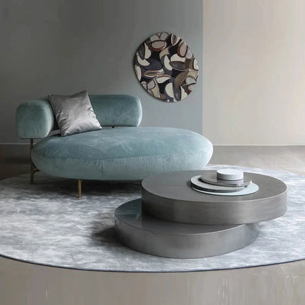 Solea Curve – Modern Chaise Lounge with Armrest for Living Room & Lounge Spaces - Uber Decor