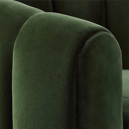 Serenity Curve – Mid-Century Modern Japandi-Inspired Lounge Chair - Uber Decor