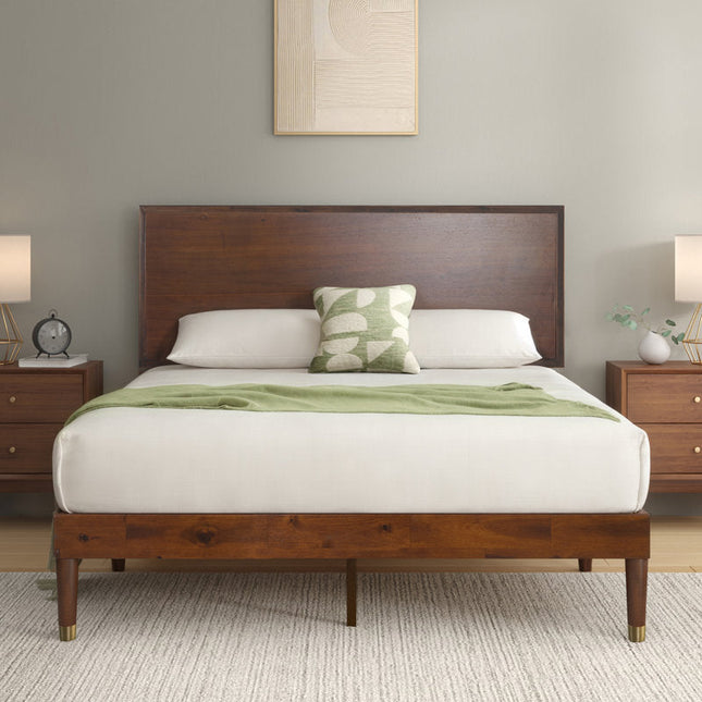 CedarVue Modern Platform Customisable Bed for Contemporary Bedrooms - Uber Decor