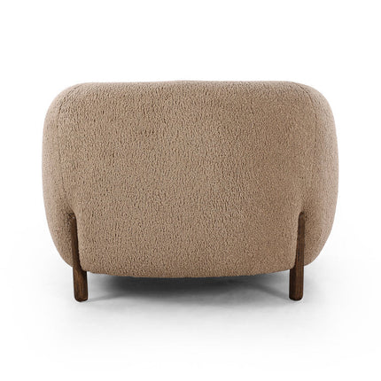 Tayra Accent Chair- Cute Oversized Upholstered Barrel Chair with Extra Depth and Height Seating - Uber Decor