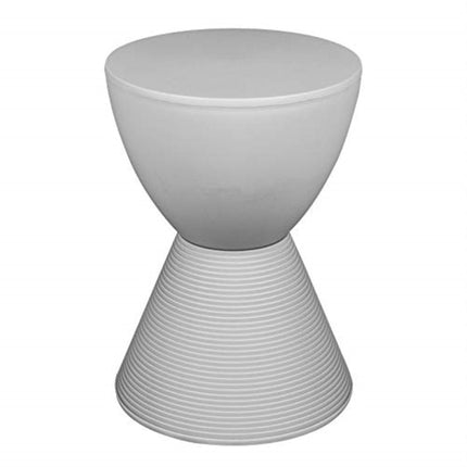 The Modena Drum End Table – Modern Wooden Accent with Hidden Storage in Multicolor Finishes for Living Room, Bedroom & Balcony - Uber Decor