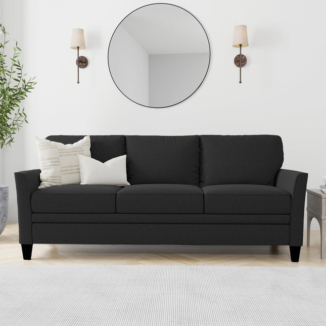 Sydney 81" Sofa- 3 Seat Classic Comfortable Modern Sofa in Customisable Fabric for Living Room - Uber Decor
