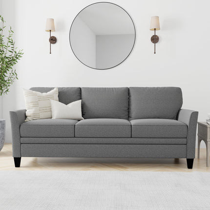 Sydney 81" Sofa- 3 Seat Classic Comfortable Modern Sofa in Customisable Fabric for Living Room - Uber Decor