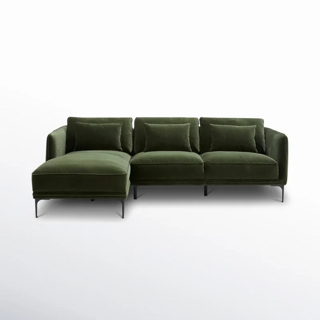Amelise Sectional Sofa- L-Shaped Lounger Sofa with Left or Right Aligned Chaise- Contemporary Sofa for Office, Living room - Uber Decor