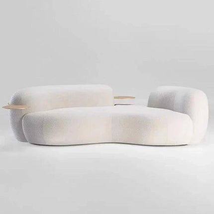 SkyHaven Cloud Lounge Sofa - Ultra-Soft Curved Couch for Minimalist Living Rooms - Uber Decor