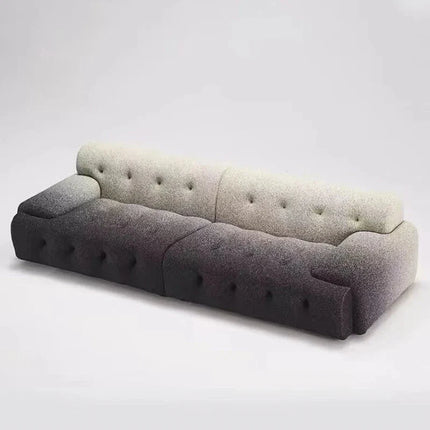 Luanda 3-Seater Italian Designer Sofa – Luxury Floor Lounge Sectional Loveseat for Living Room & Home Décor - Uber Decor