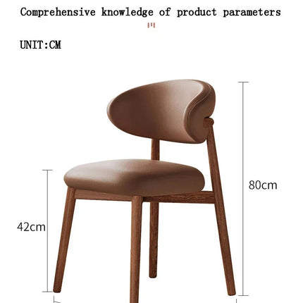 SOLARA – Modern Wooden Dining Chair Set for Living Room, Kitchen, Café & Hotel Spaces - Uber Decor