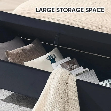Norelle Contemporary Luxe Flip Top Storage Bench – Modern American-Inspired King Bed Companion for Bedroom & Lounge - Uber Decor