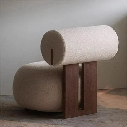 Siya Modern Unique Accent Chair with Backrest – Nordic Living Room Furniture - Uber Decor