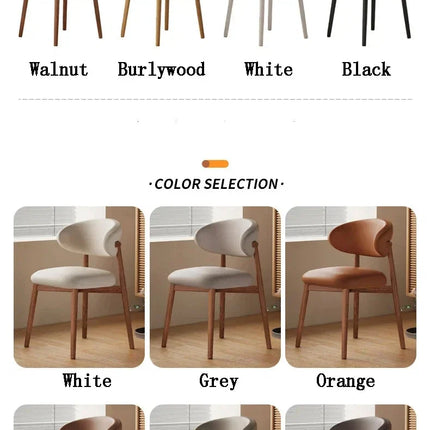 SOLARA – Modern Wooden Dining Chair Set for Living Room, Kitchen, Café & Hotel Spaces - Uber Decor