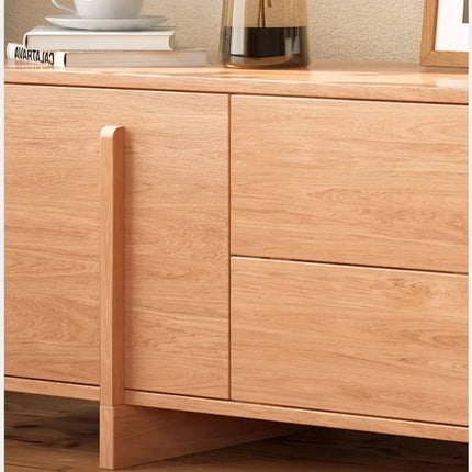Tovoa Wood – Modern TV Cabinet, Scandinavian Inspired Console, Living Room Entertainment Unit - Uber Decor
