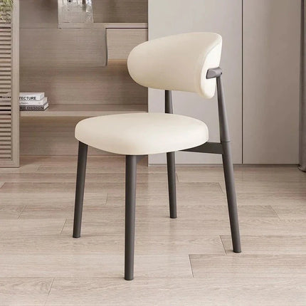 NORDLUX – Modern Nordic Dining Chair with Curved Backrest for Home, Kitchen & Restaurant Spaces - Uber Decor
