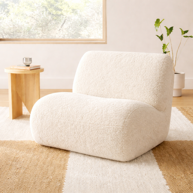 Seyra- Unique Modern Iconic Swivel Upholstered Accent Chair for Living Room or Office