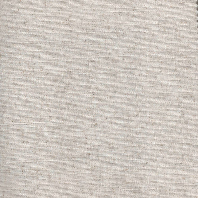 HUBER - Linen Upholstery Fabric- Light Greige - Uber Decor