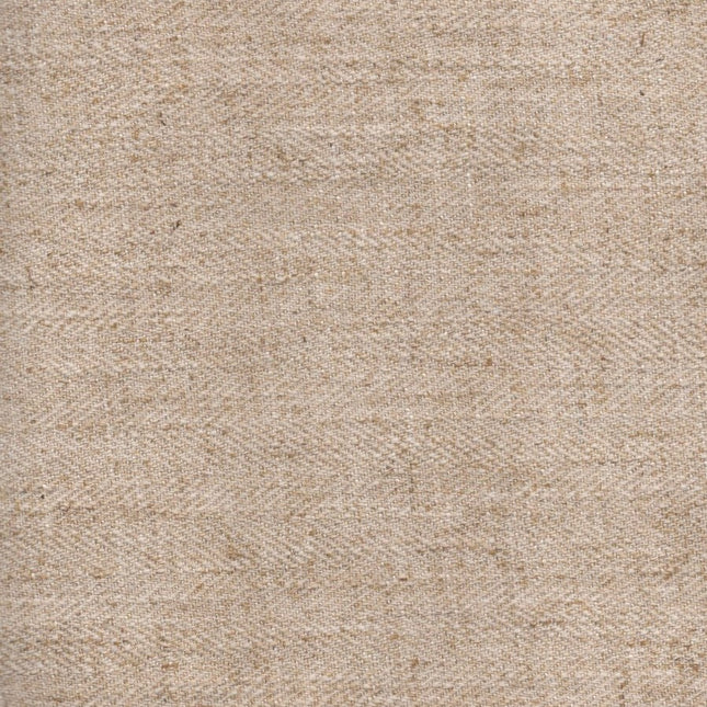 HUBER - Linen Upholstery Fabric- Sand Beige - Uber Decor
