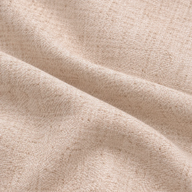 HUBER - Linen Upholstery Fabric- Warm Beige