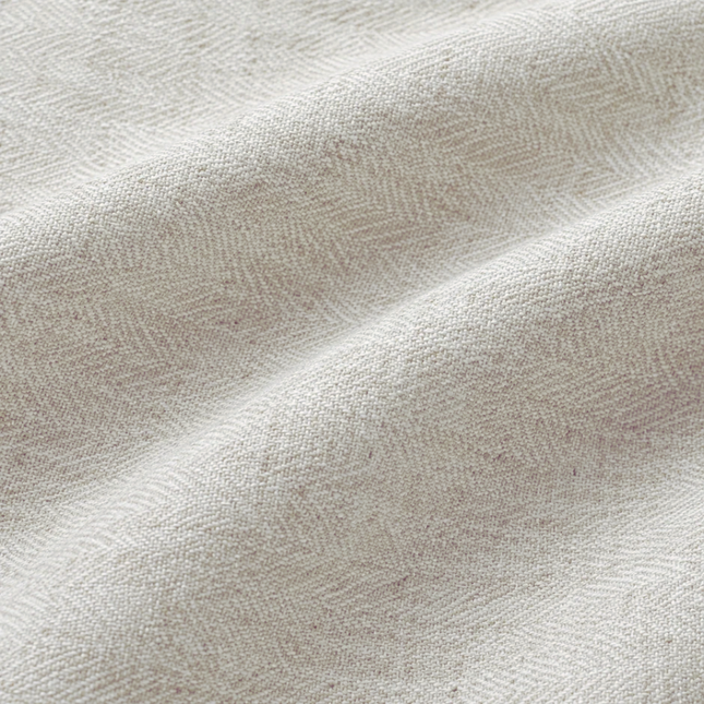 HUBER - Linen Upholstery Fabric- Light Stone