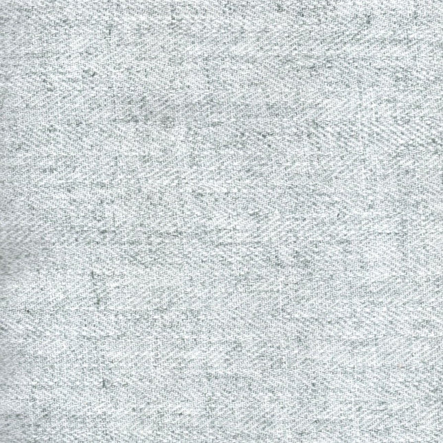 HUBER - Linen Upholstery Fabric- Silver Gray - Uber Decor