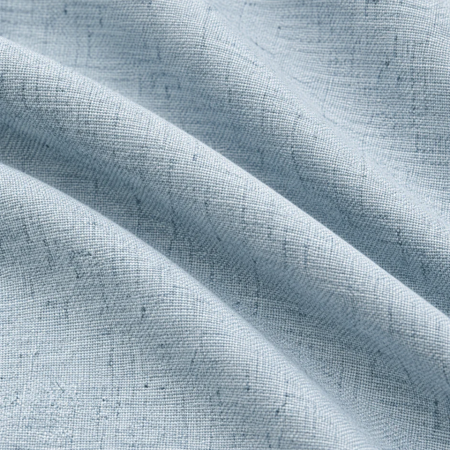 HUBER - Linen Upholstery Fabric- Glacier Blue