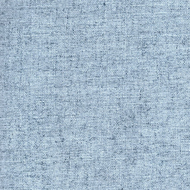 HUBER - Linen Upholstery Fabric- Ice Denim - Uber Decor