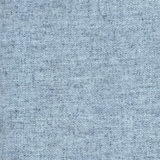 HUBER - Linen Upholstery Fabric- Dusty Denim - Uber Decor
