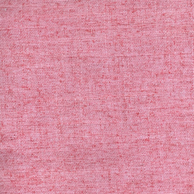 HUBER - Linen Upholstery Fabric- Rose Pink - Uber Decor