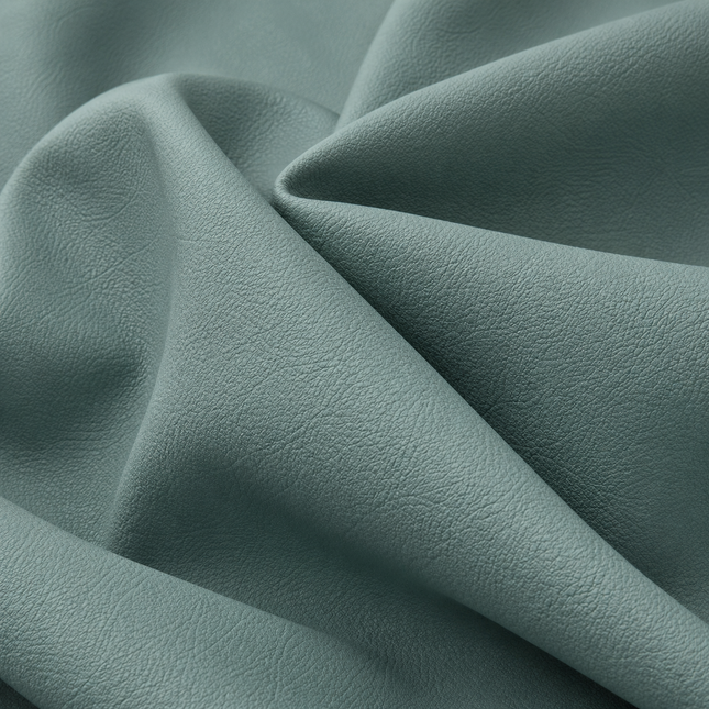 CRAFT- Leatherette Faux Leather Upholstery Fabric- Muted Teal
