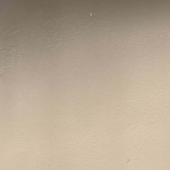 CRAFT- Leatherette Faux Leather Upholstery Fabric- Stone Beige - Uber Decor
