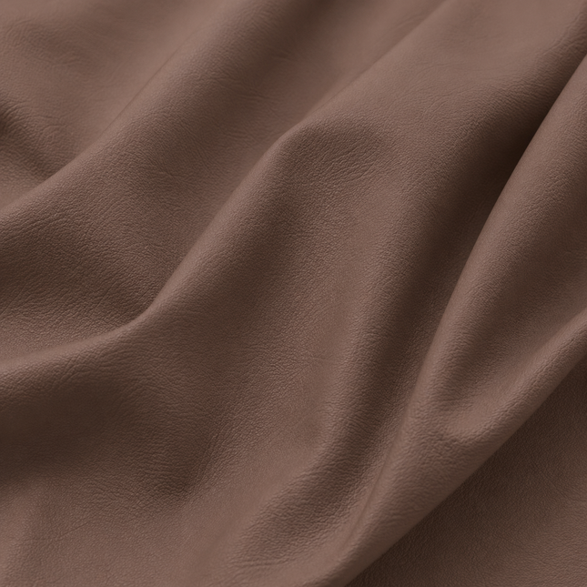 CRAFT- Leatherette Faux Leather Upholstery Fabric- Warm Mahogany