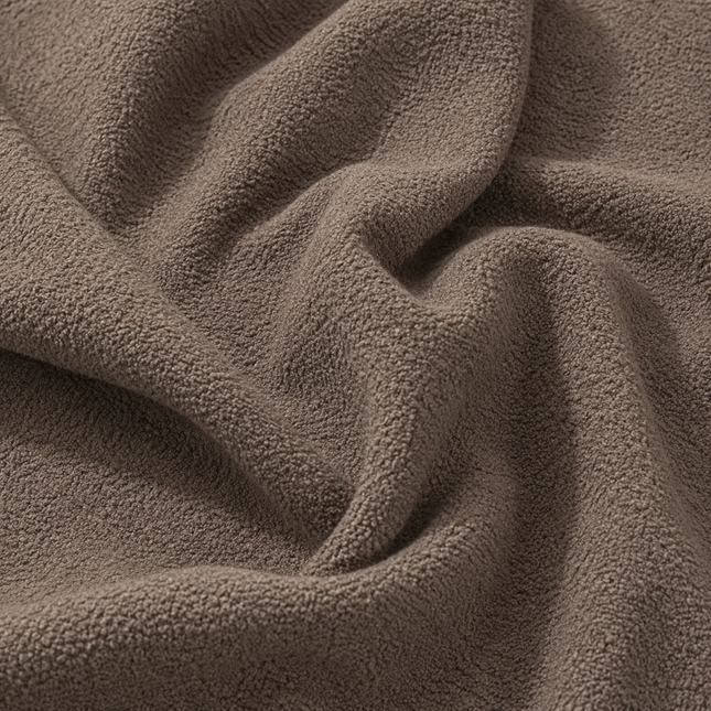 APOLLO - Boucle Upholstery Fabric- Walnut Brown