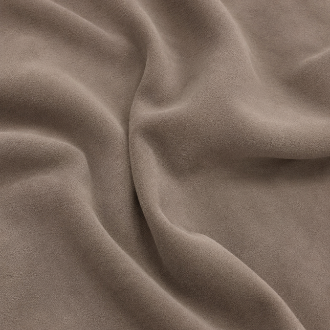 DUTCH SUEDE - Suede Velvet Upholstery Fabric- Driftwood