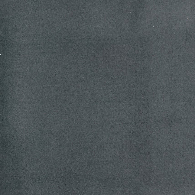 DUTCH SUEDE - Suede Velvet Upholstery Fabric- Dark Grey - Uber Decor