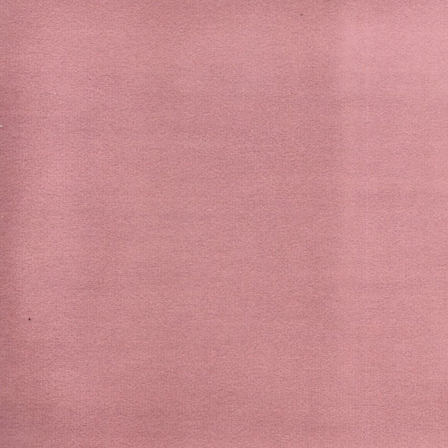DUTCH SUEDE - Suede Velvet Upholstery Fabric- Dusty Rose - Uber Decor